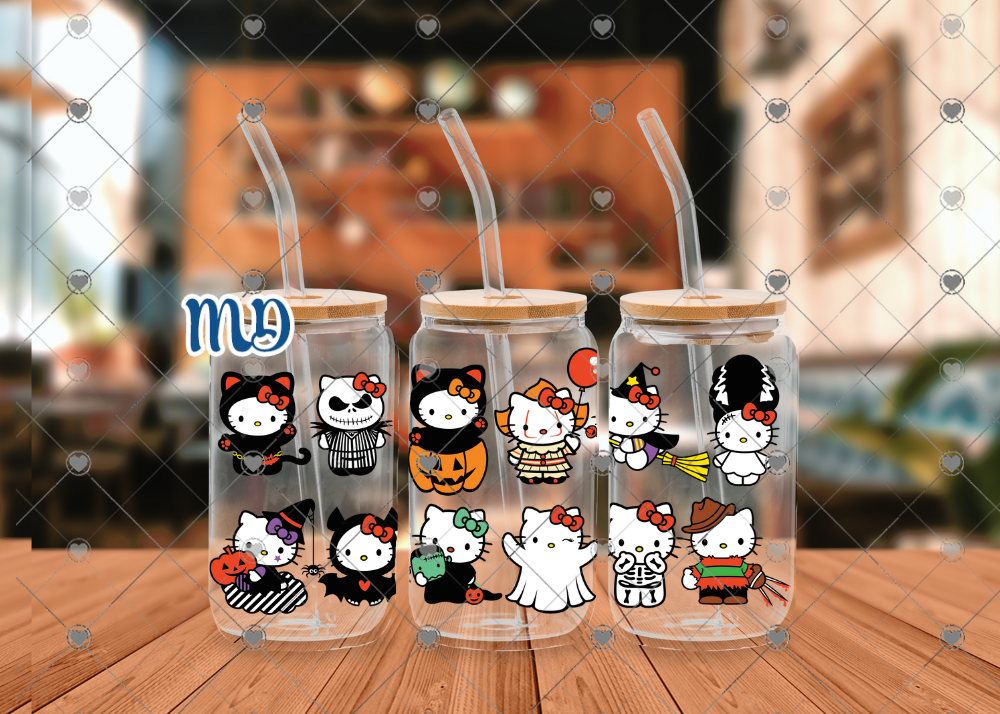 116 CATHALLOWEEN FIRENDS 16 OZ UVDTF WRAP