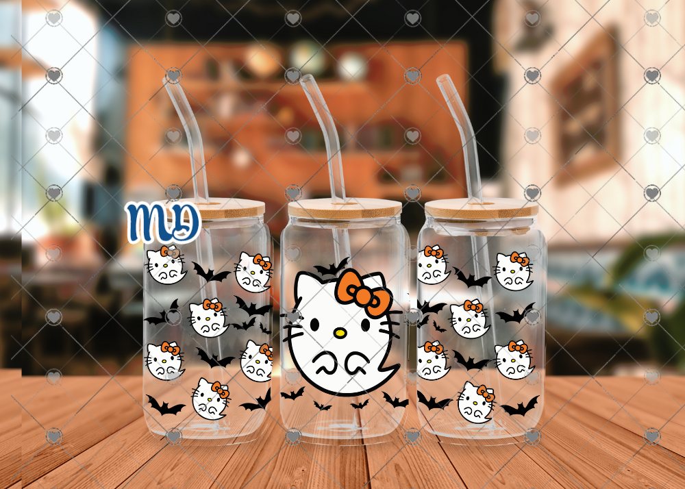 118 CAT GHOSTS 16 OZ UVDTF WRAP