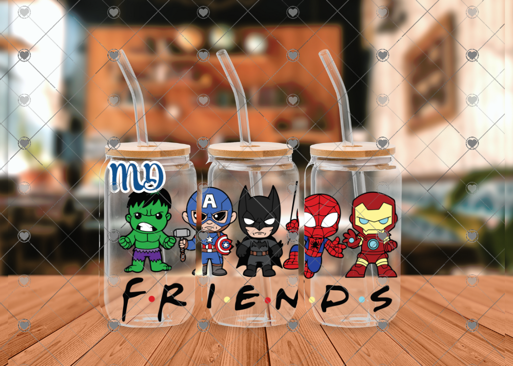 469 SUPERHEROES 16 OZ UVDTF WRAP