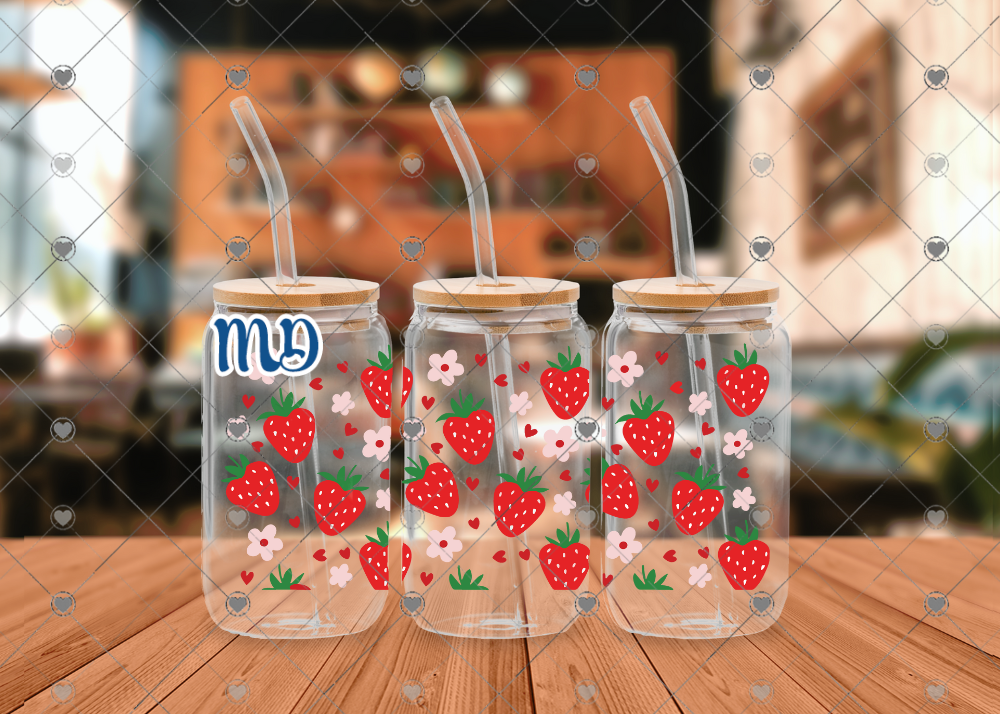 641 STRAWBERRIES 16OZ UVDTF WRAP