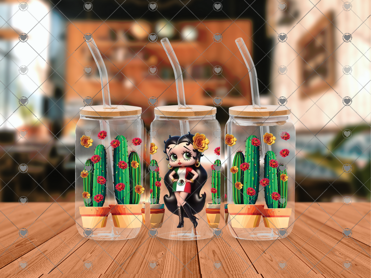 756 Mexican Betty 16OZ UVDTF WRAP