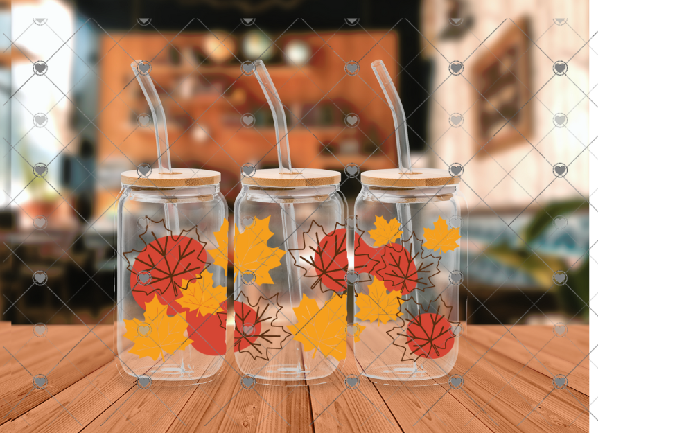 C60 AUTUMN LEAVES 16 OZ UVDTF WRAP