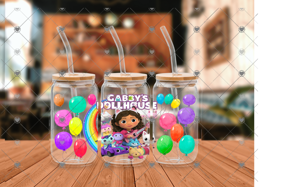 C92 doll house 16 OZ UVDTF