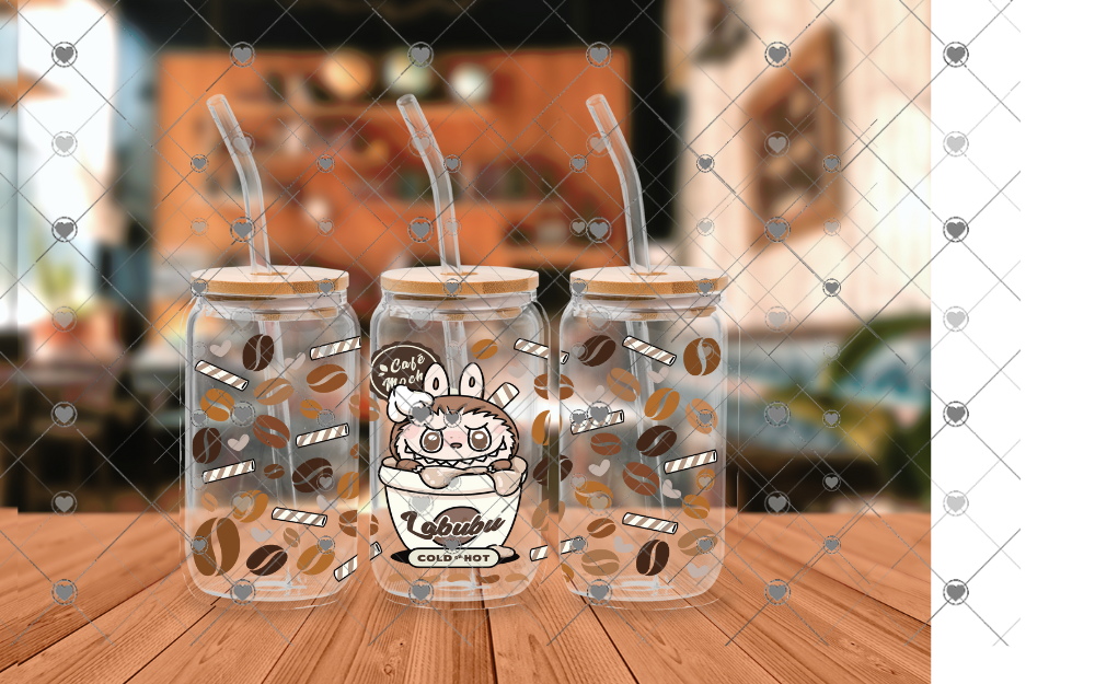 F13 Monsters Coffee 16 OZ UVDTF WRAP