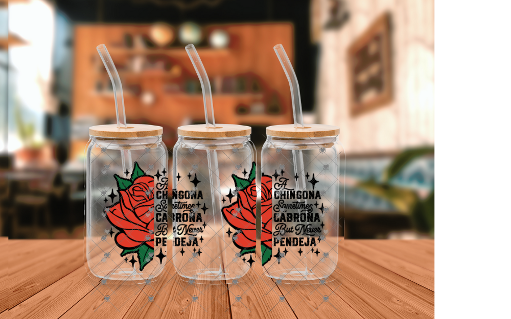 E04 CHINGONA/ CABRONA 16 OZ UVDTF WRAP