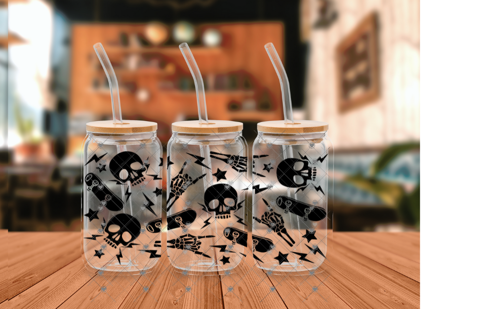 E05 SKATER SKULLS 16 OZ UVDTF WRAP