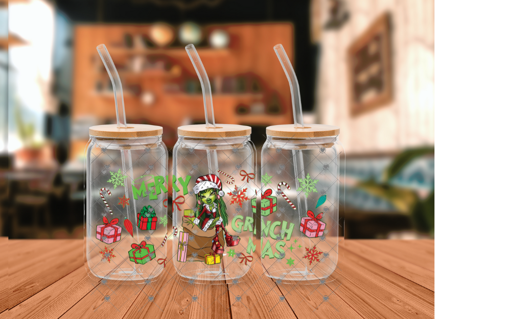 D16 Merry Christmas you Bratt 16OZ UVDTF WRAP