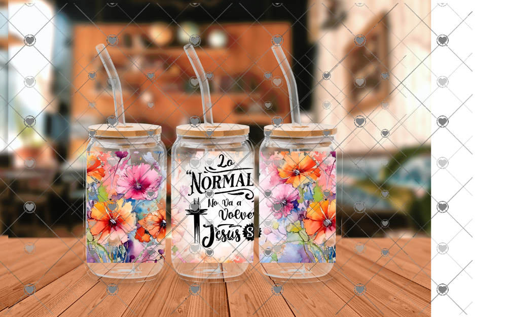 F72 LO NORMAL NO VA A VOLVER 16OZ UVDTF WRAP
