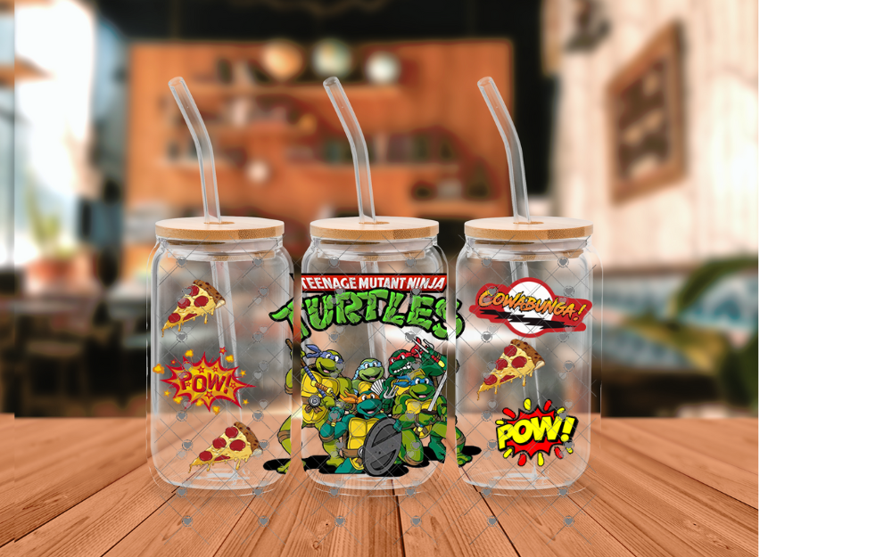 D50 TURTLE FIGHTERS 16OZ UVDTF WRAP