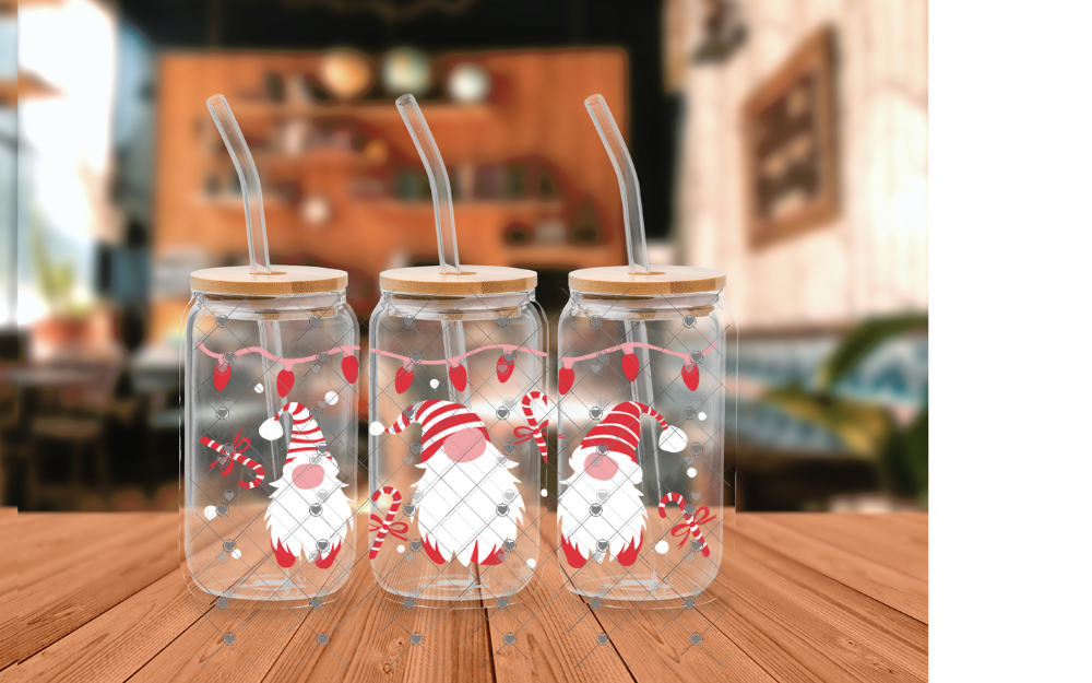 D51 CHRISTMAS GNOMES 16OZ UVDTF WRAP