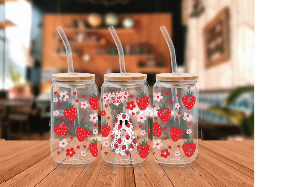 E11 BE MY BOO VALENTINE 16 OZ UVDTF WRAP