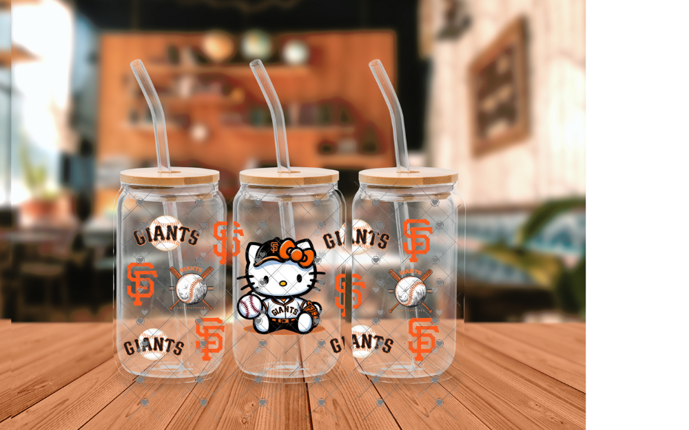 D26 KITTY BASEBALL PLAYER 16 OZ UVDTF WRAP