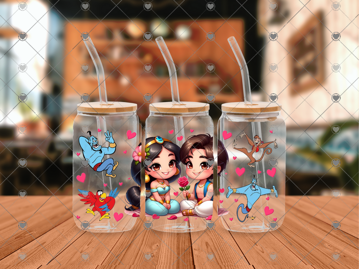 786 Arabian Couple 16OZ UVDTF WRAP