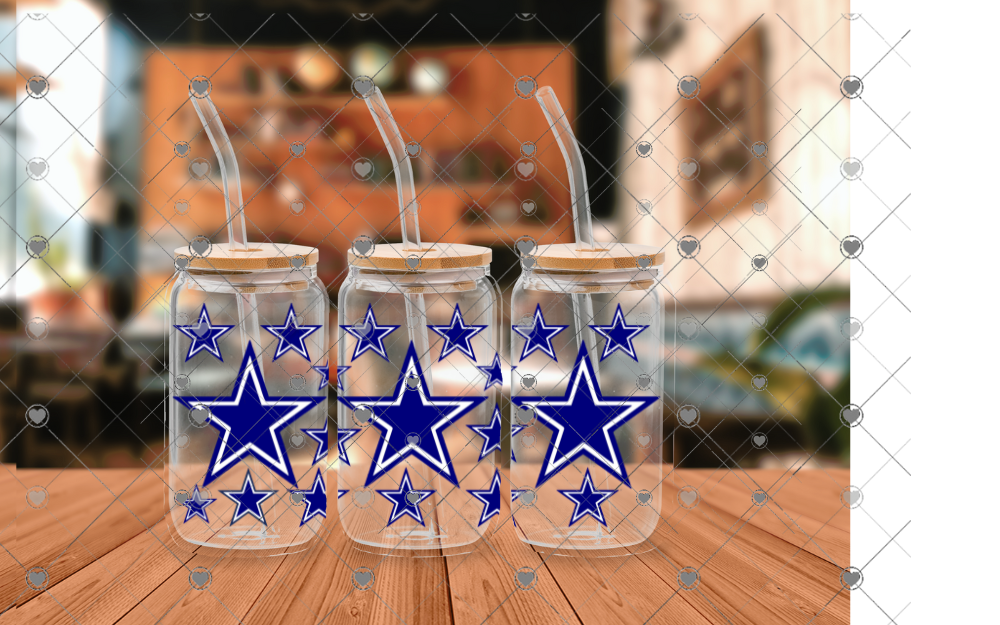 G37 BLUE STARS TEAM 16 OZ UVDTF WRAP