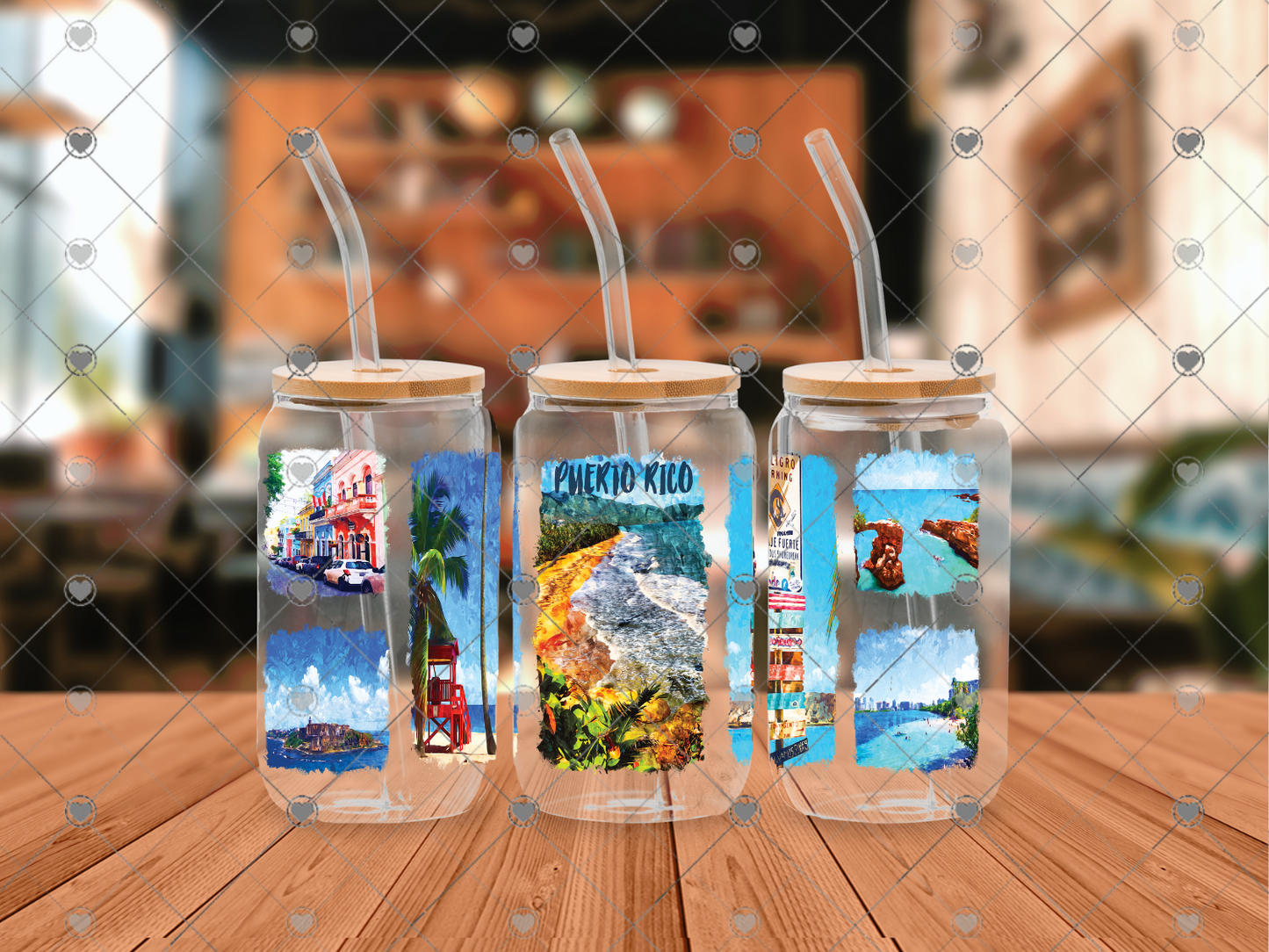 810 Puerto RIco 16OZ UVDTF WRAP