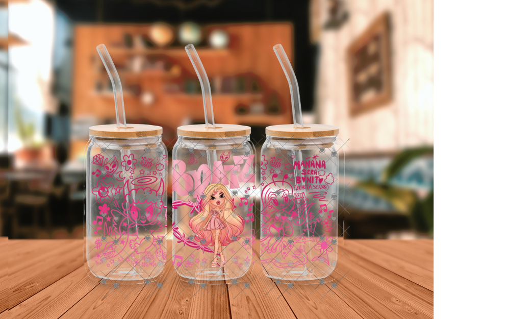 E58 BICHOTA PINK 16 OZ UVDTF WRAP