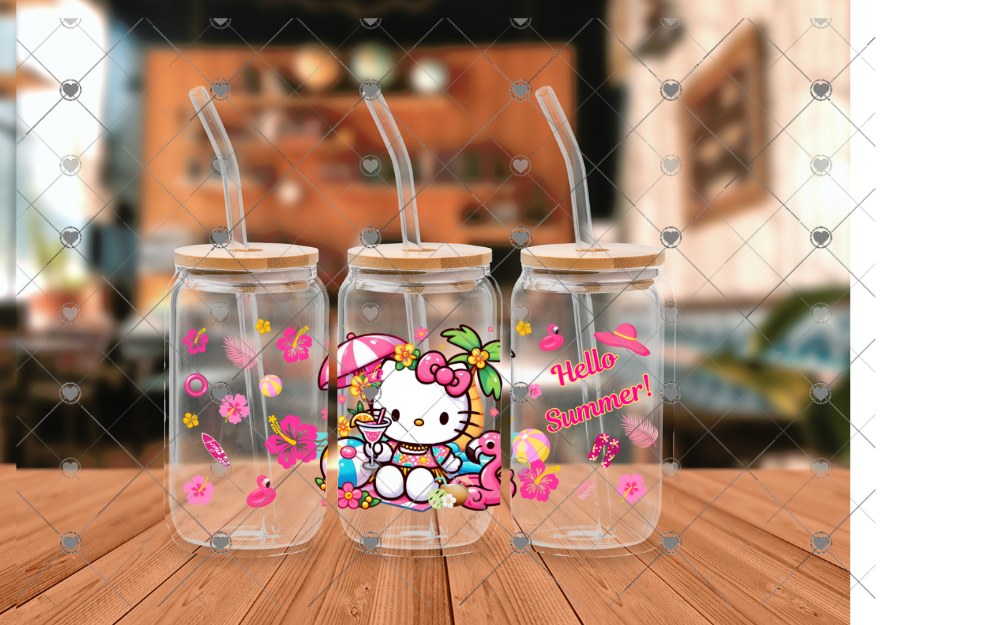 B07 KITTY SUMMER UVDTF WRAP 16 oz