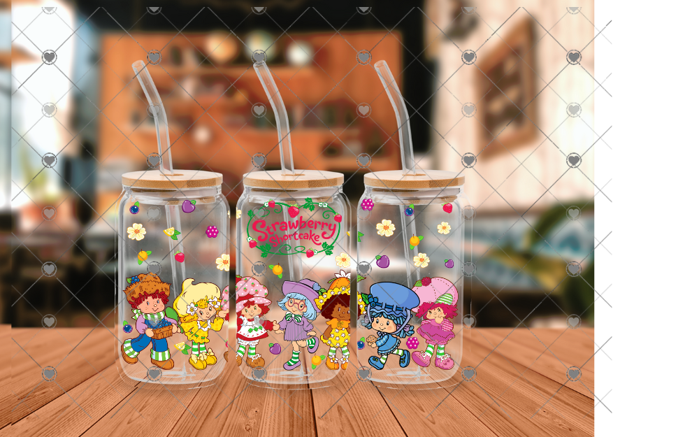 899 Strawberries 16OZ UVDTF WRAP