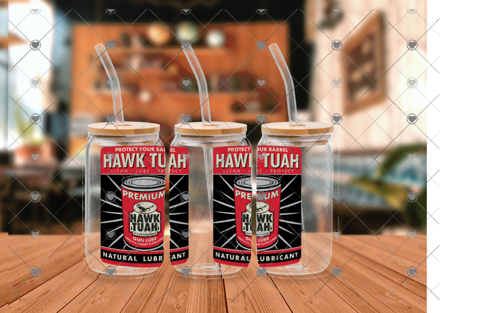 B58 HAWK. TUAHH UVDTF WRAP 16 oz