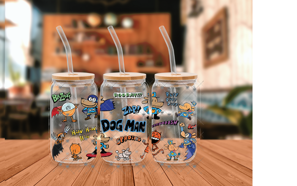 E72 SUPER DOG WRAP 16 OZ UVDTF WRAP