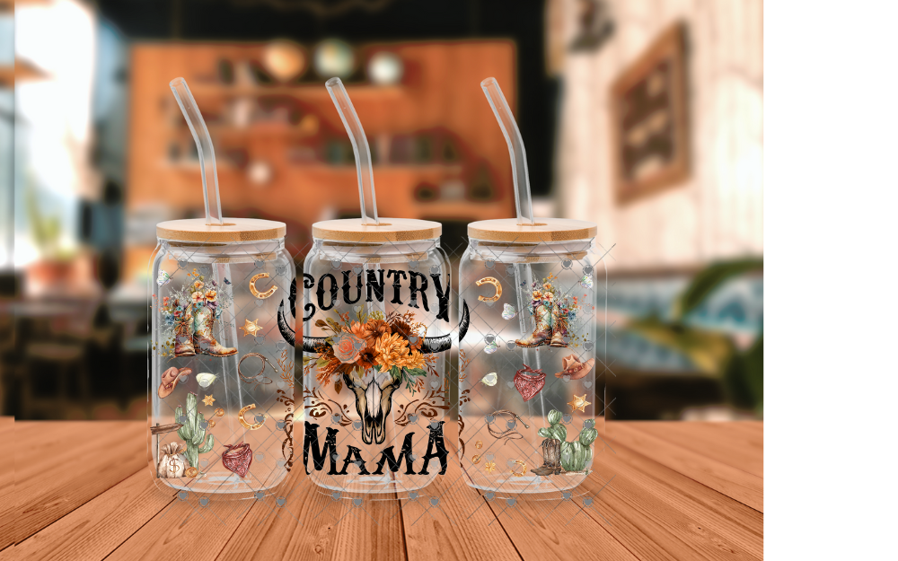 E73 COUNTRY MAMA 16 OZ UVDTF WRAP