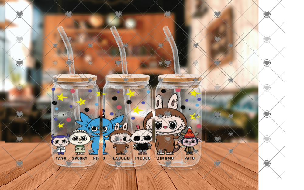 E75 LULU MONSTERS 16 OZ UVDTF WRAP