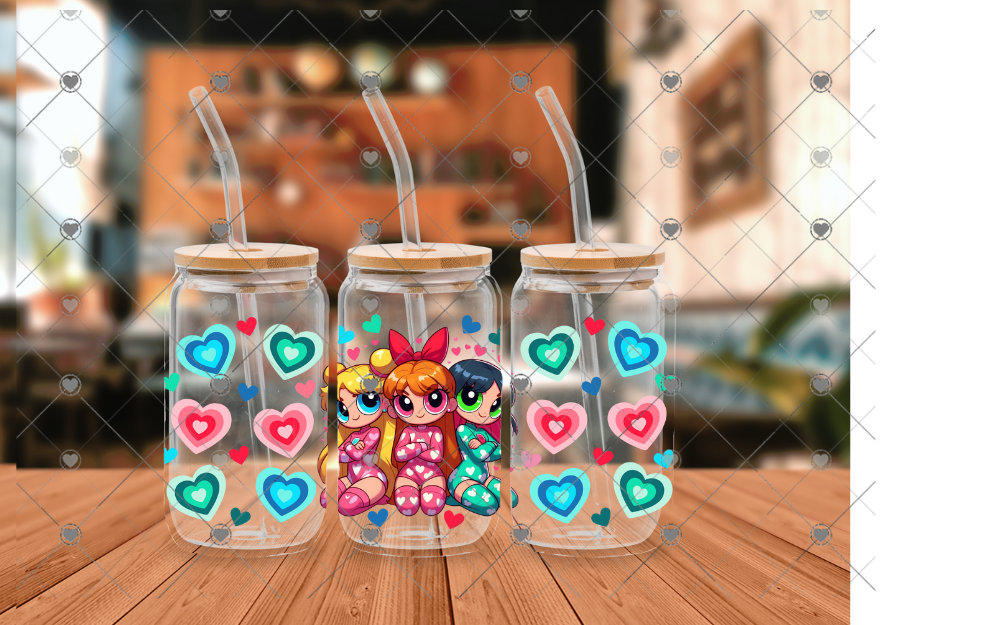 A32 SUPER POWER GIRLS UVDTF WRAP 16 oz