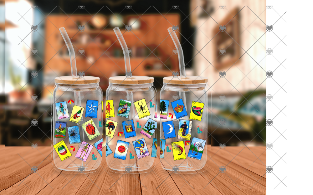 B71 LOTERIA UVDTF WRAP 16 oz