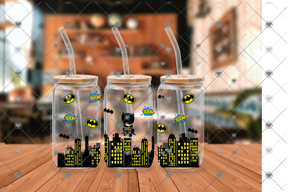 F54 SUPERHERO CITY 16 OZ UVDTF WRAP