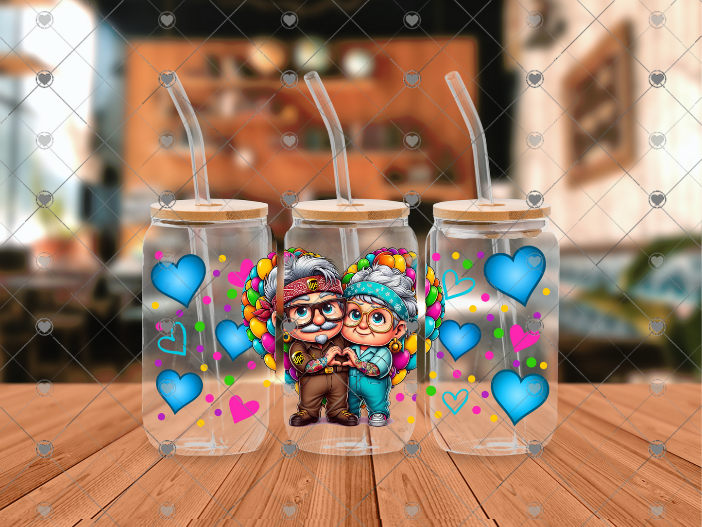 869 UP hippie 16OZ UVDTF WRAP