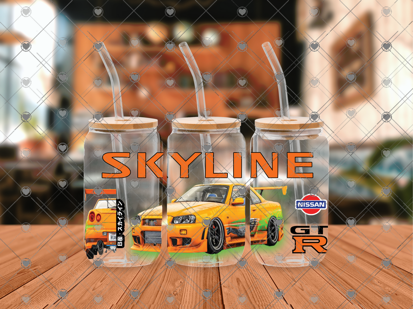 695 yellow skylin3 16OZ UVDTF WRAP