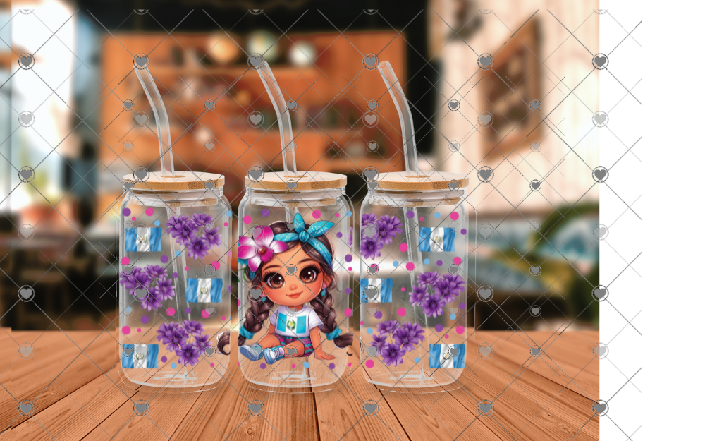 G06 GUATEMALA GIRL 4 OPTIONS 16OZ UVDTF WRAP