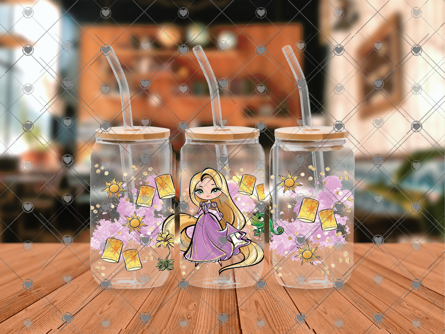 707 Princess Lanterns 16OZ UVDTF WRAP