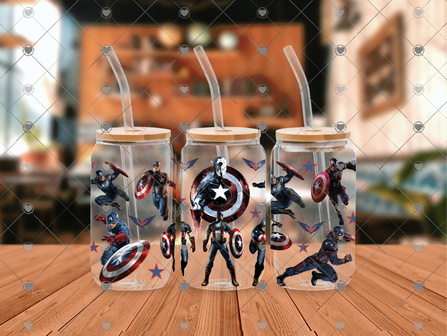 898 Captain A 16OZ UVDTF WRAP