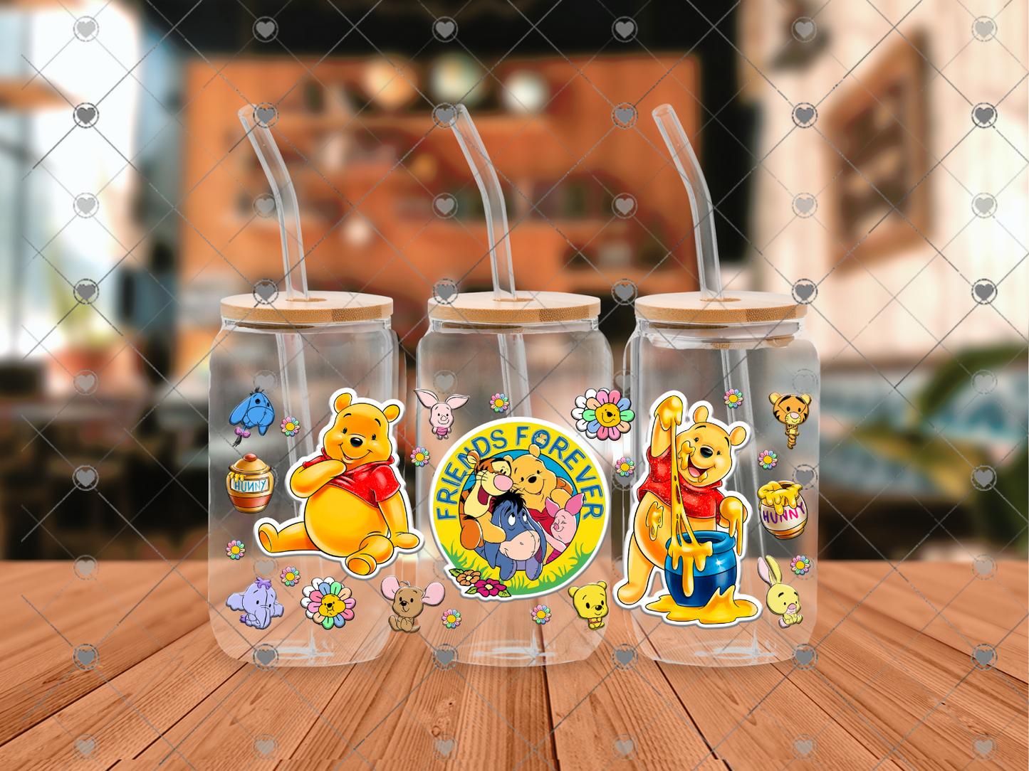 945 bear UVDTF WRAP 16 oz