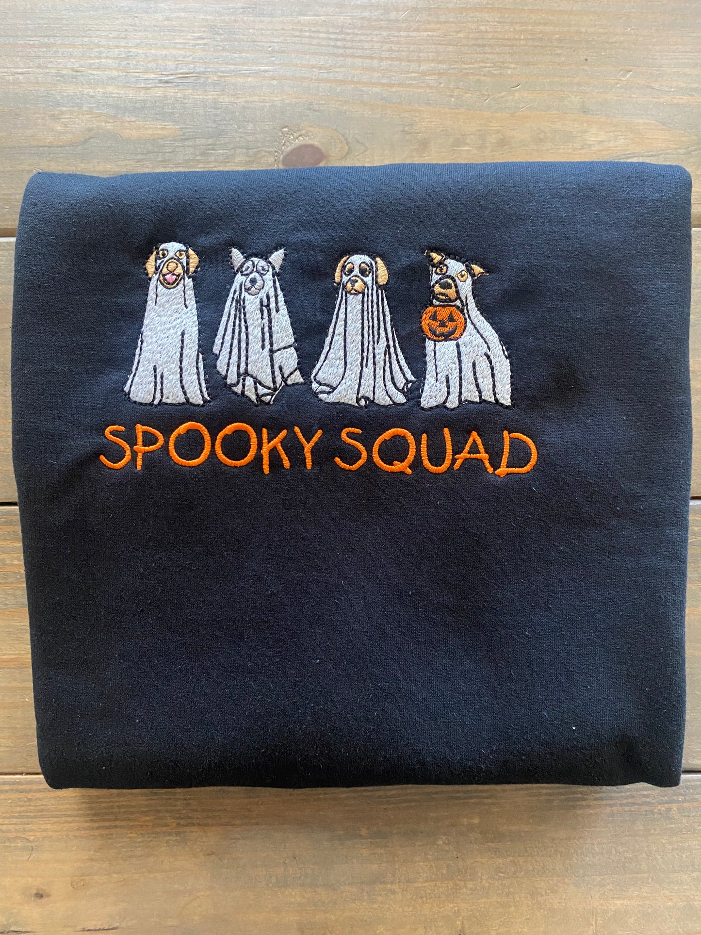 Halloween embroidered Sweatshirt