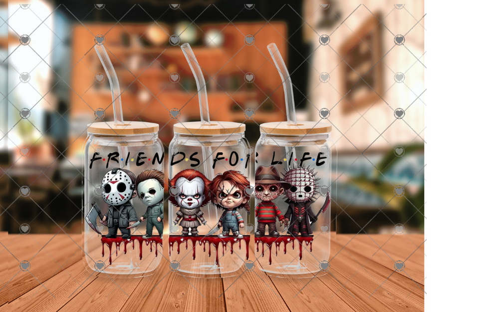 C47 SCARRY FRIENDS FOR LIFE 16 OZ UVDTF WRAP