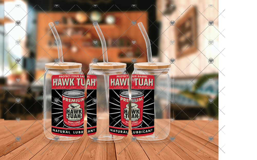 B58 HAWK. TUAHH  UVDTF WRAP 16 oz