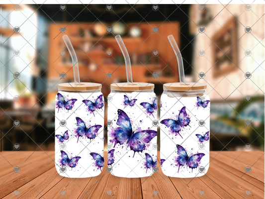 647 butterflies 16OZ UVDTF WRAP