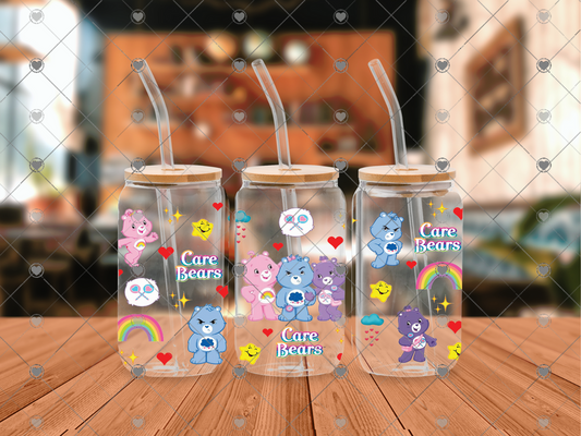 711 Cute Bears 16OZ UVDTF WRAP