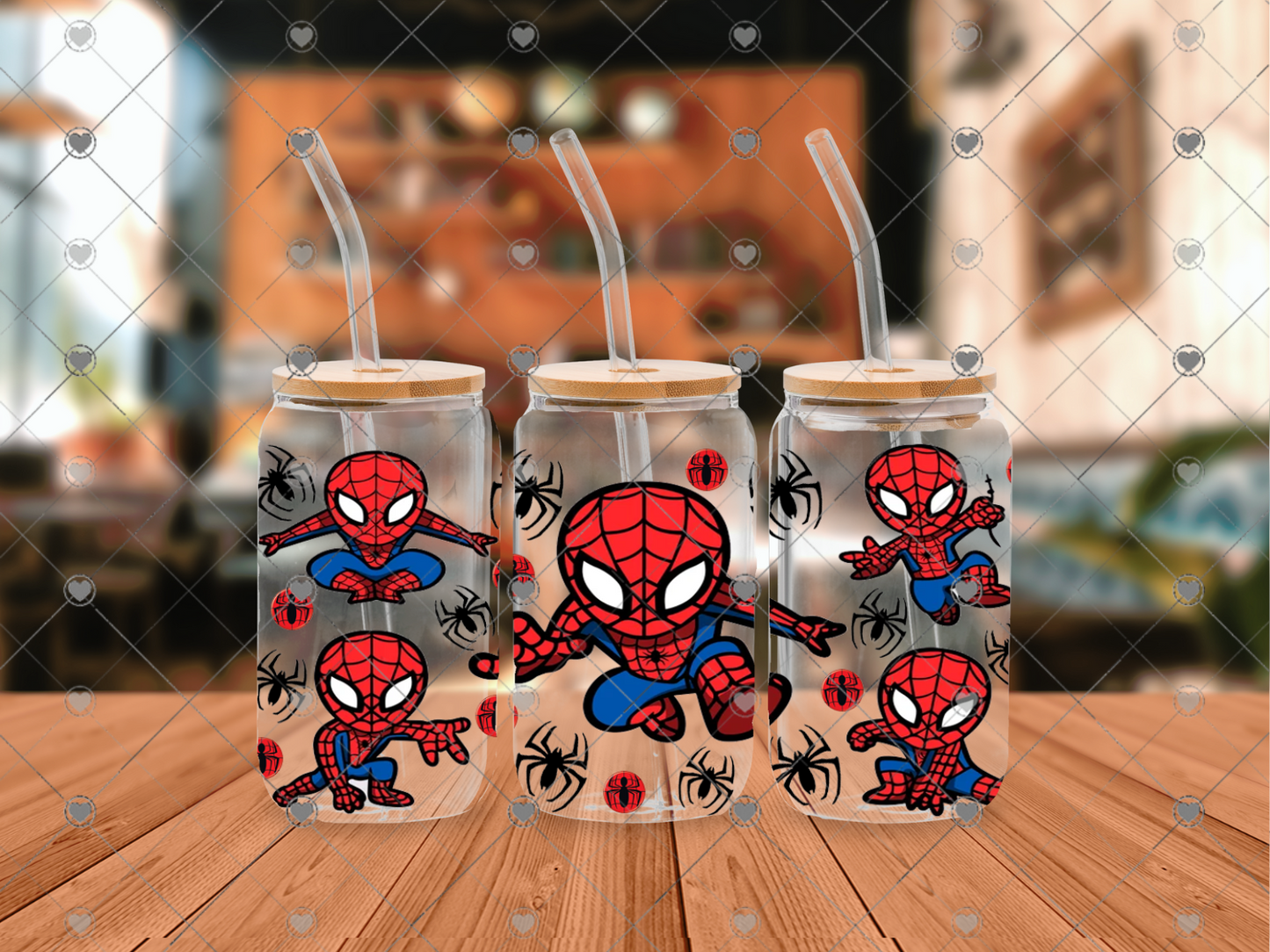 732 spiderm 16OZ UVDTF WRAP