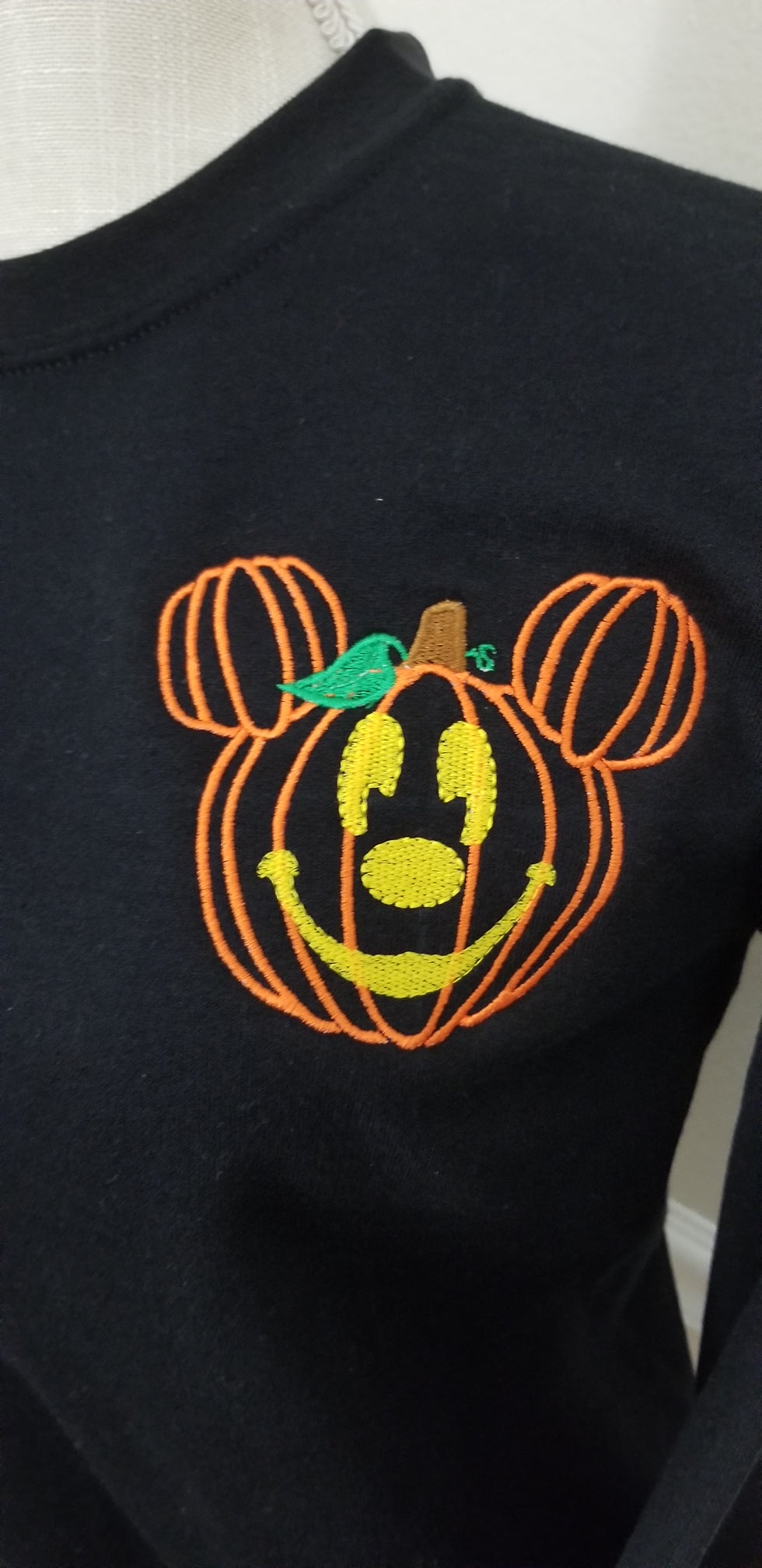 Embroidered Halloween Crewneck.