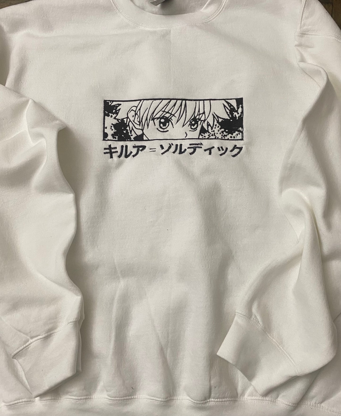 Anime Embroidered Sweatshirt