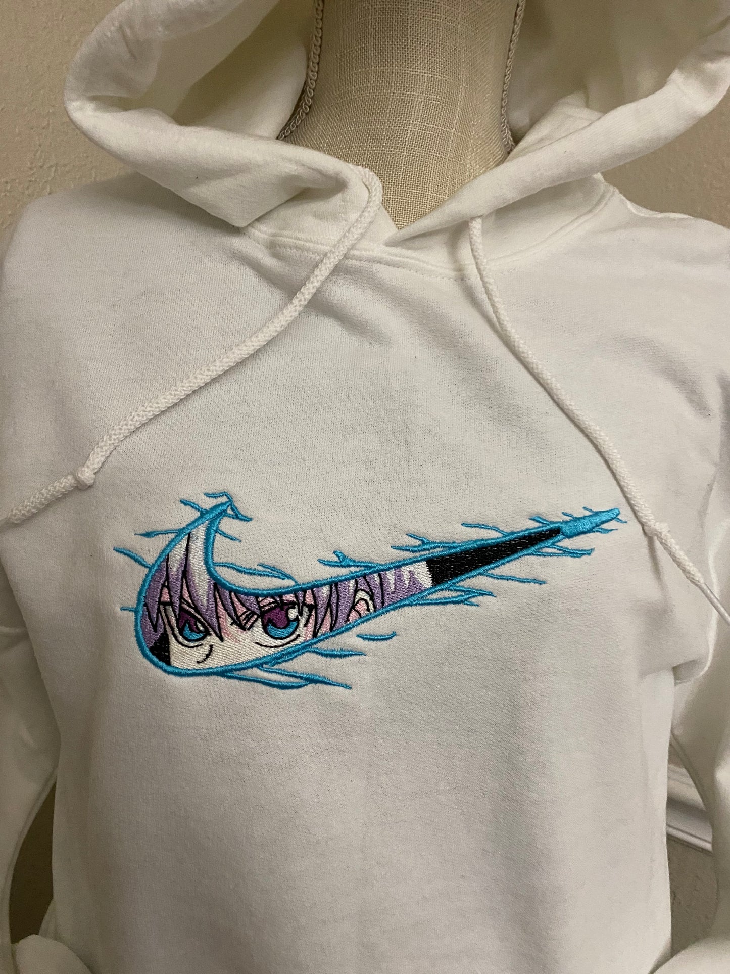 Anime Embroidered Hoodie