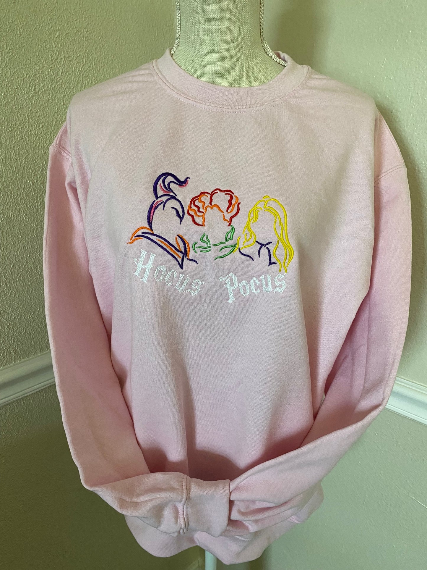 Embroidered Sweatshirt or hoodie Halloween