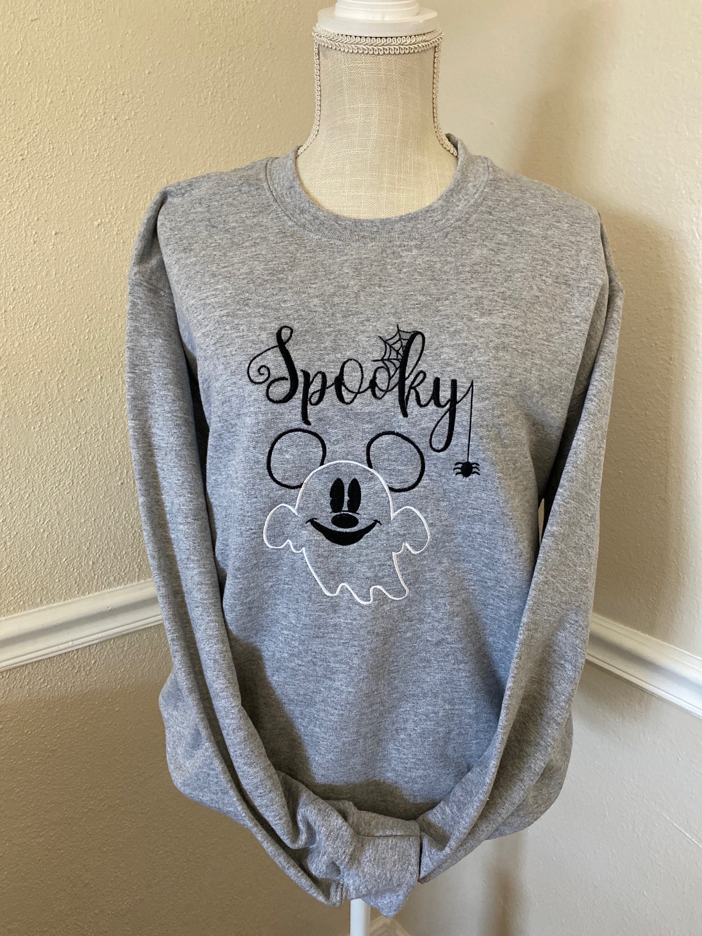 Embroidered sweatshirt or hoodie Halloween