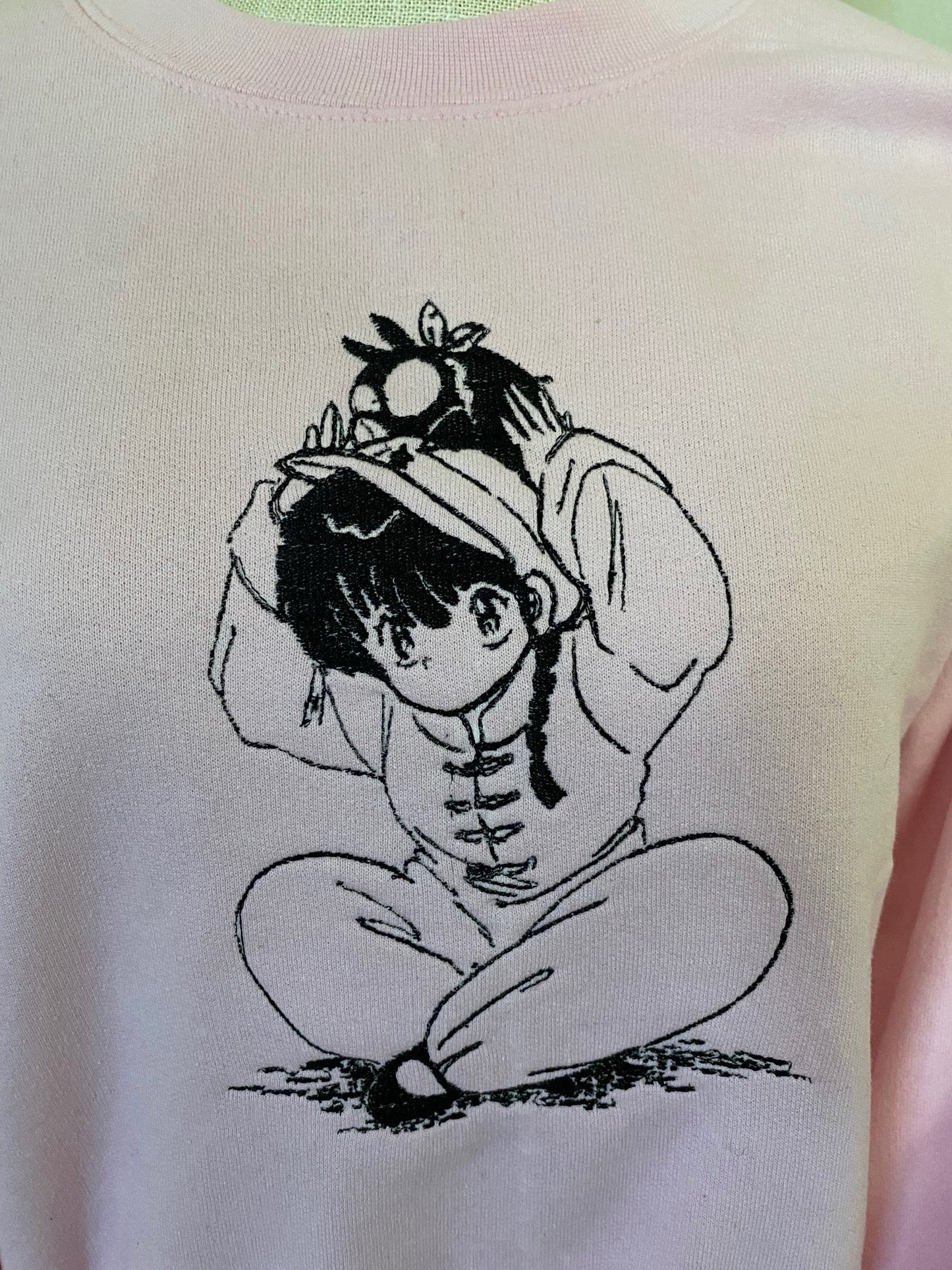 Anime Embroidered Sweatshirt